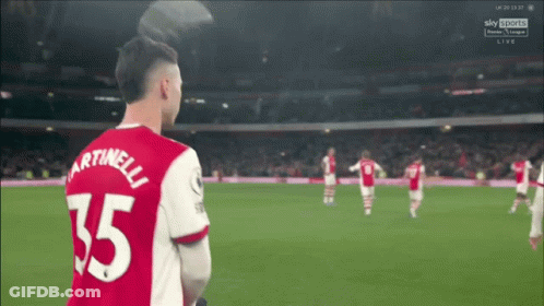 A Soccer Player With The Number 35 On Their Jersey GIF