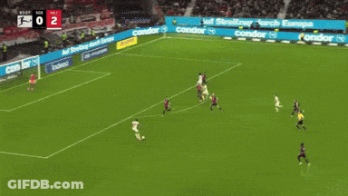 A Soccer Player With The Number 37 On His Jersey Is Celebrating A Goal GIF