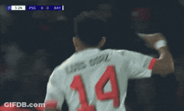 A Soccer Player With The Number 45 On The Back Of His Shirt GIF