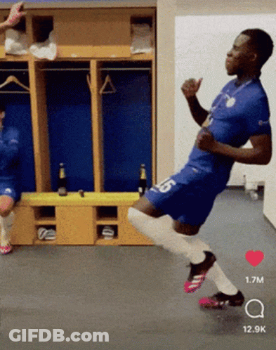 A Soccer Player With The Number 5 On His Shorts GIF
