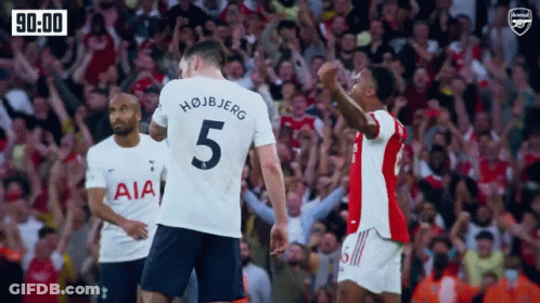 A Soccer Player With The Number 5 On Their Back GIF