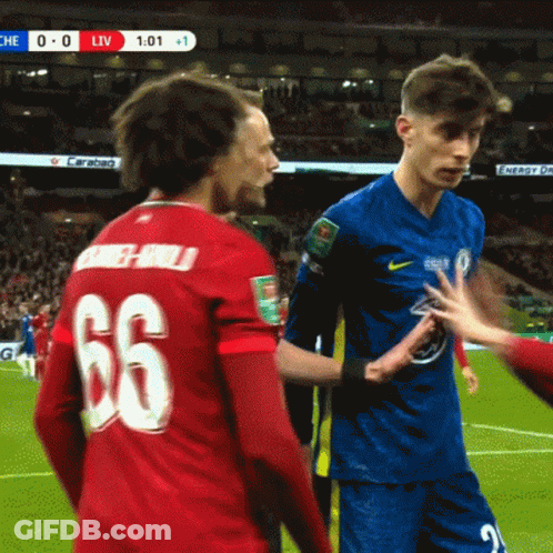 A Soccer Player With The Number 66 On His Jersey GIF
