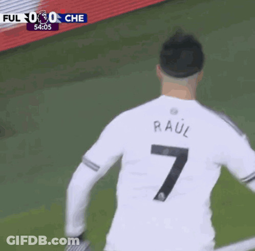 A Soccer Player With The Number 7 On His Back GIF