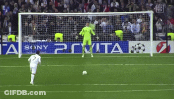 A Soccer Player With The Number 7 On His Jersey Is Kicking The Ball GIF