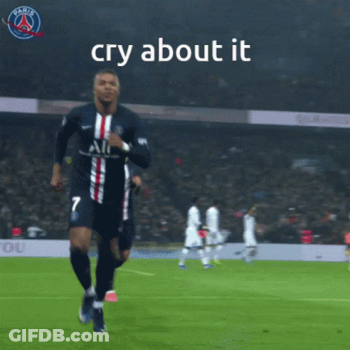A Soccer Player With The Number 7 On His Jersey Is Running On A Field GIF