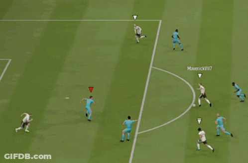 A Soccer Player With The Number 8 On The Back Of His Jersey GIF