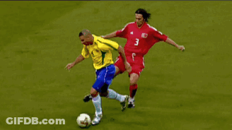 A Soccer Player With The Number 9 On His Back GIF