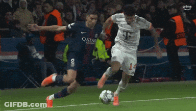 A Soccer Player With The Number 9 On The Back Of His Shirt GIF