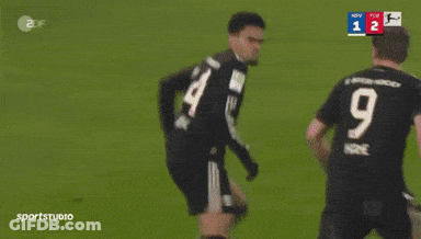 A Soccer Player With The Number 9 On The Back Of His Shirt GIF