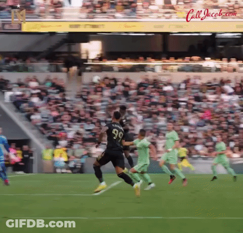 A Soccer Player With The Number 96 On His Back Kicks The Ball GIF