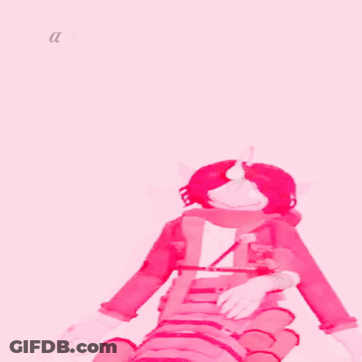 A Soft Sensitive Delicate Angel With A Little Heart Made Of Glass Written On A Pink Background GIF