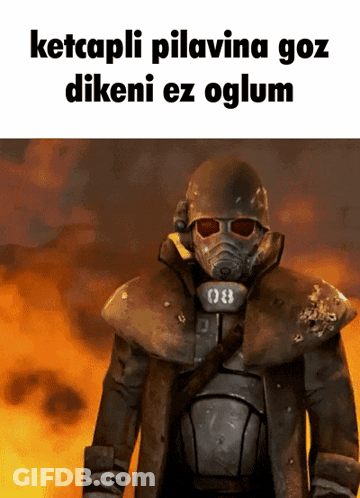 A Soldier With The Number 08 On His Chest GIF