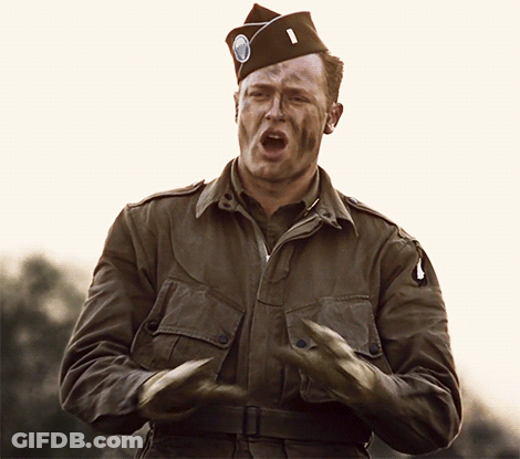 A Soldier With The Number 1 On His Hat GIF