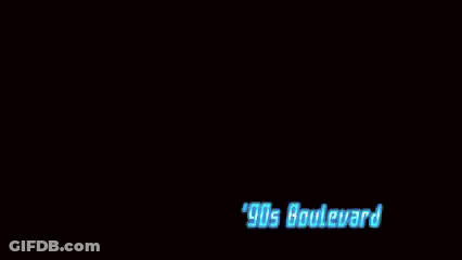 A Sonic The Hedgehog Video Game Is Being Played In The 90 'S Boulevard GIF