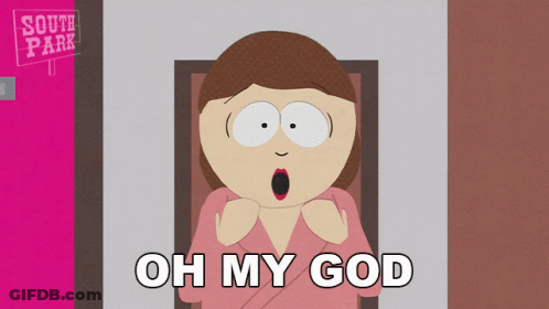 A South Park Character Says Oh My God GIF