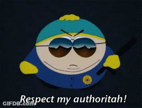 South Park Character Respect My Authoritah GIF