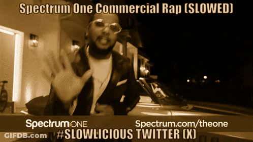 A Spectrum One Commercial Rap Slowed Advertisement GIF