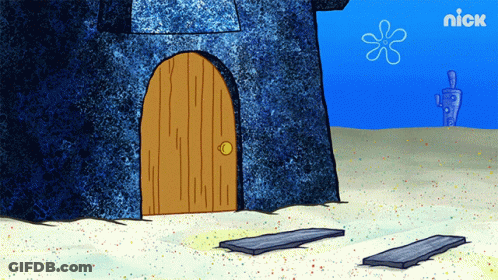 A Spongebob Squarepants Scene With A Nick Logo GIF