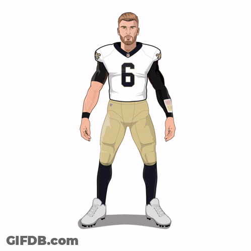 A Sports Card For Tyler Slough From The New Orleans Team GIF