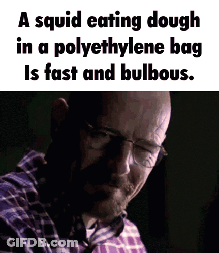 A Squid Eating Dough In A Polyethylene Bag Is Fast And Bullbous GIF