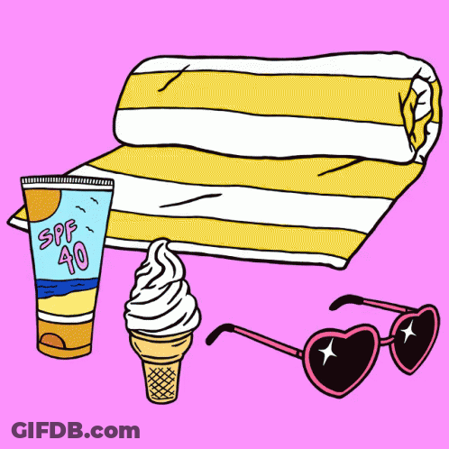 A Stack Of Notebooks Pencils And Glasses With The Words Back To School Written On The Bottom GIF