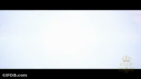 A Stage With A Lot Of Lights On It And A Purple Light Coming Out Of It GIF