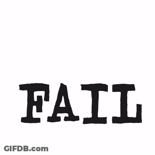 A Stamp That Says Epic Fail In Red Letters GIF