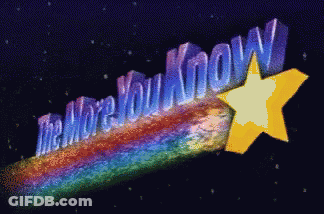 A Star With The Words Me More You Know Written On It GIF