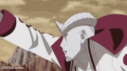 A Statue Of A Man With Horns On His Head Is Flying Through The Air . GIF