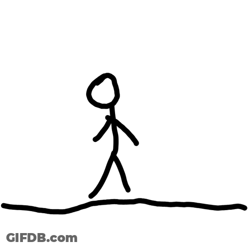 A Stick Figure With The Word Yas Written On It GIF