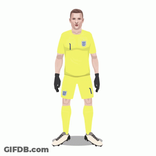 A Sticker Of A Soccer Player Named Jordan GIF