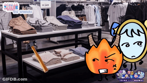 A Store Display With A Sign That Says 249 GIF