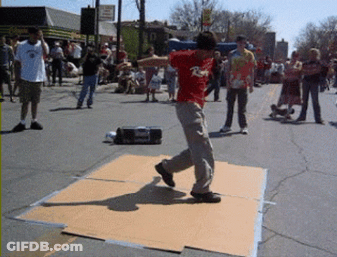 A Street Breakdancing GIF