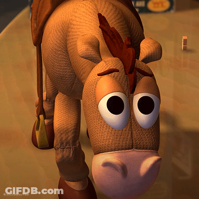 A Stuffed Animal From The Movie Toy Story GIF