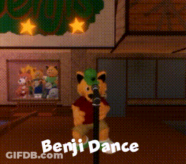 Stuffed Animal Singing Into Microphone Benji Dance GIF