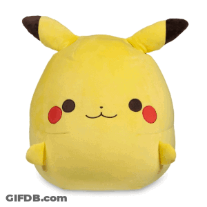 A Stuffed Animal That Looks Like A Frog Has A Brown Tail GIF