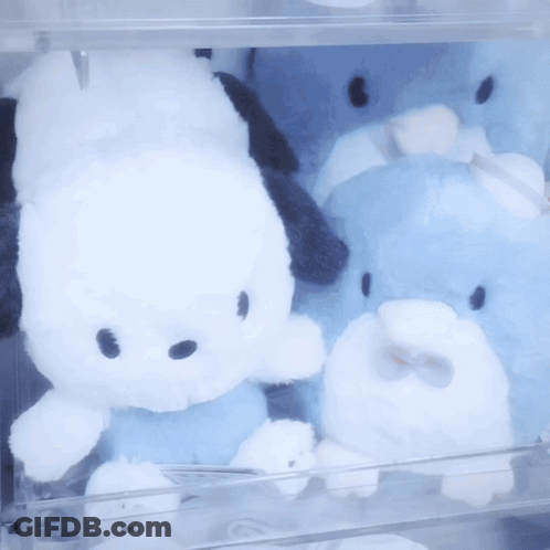 A Stuffed Animal With Glasses And The Letter B On It GIF