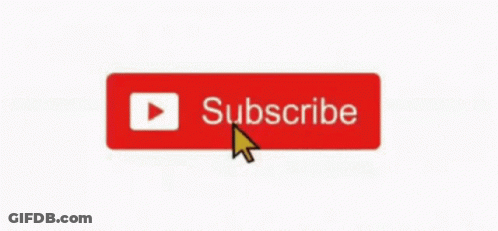 A Subscribe Button With A Mouse Arrow Pointing To It GIF