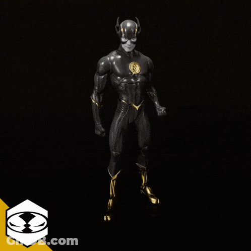 A Superhero Is Surrounded By A Circle Of Fire GIF