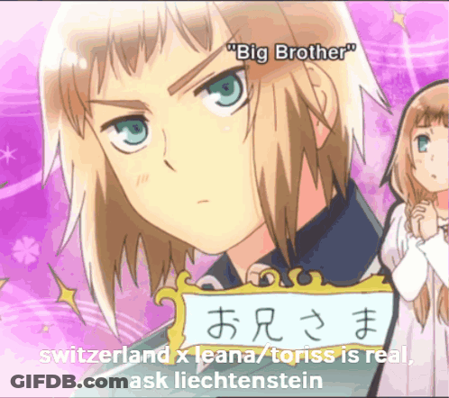 A Switzerland X Leana / Toriss Is Real Ask Liechtenstein Meme GIF