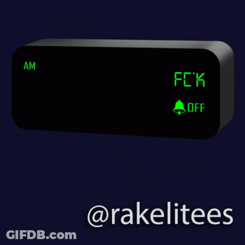 A T-Shirt That Says Late Fck On The Front GIF