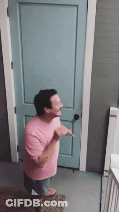 A Tall Open Door GIF