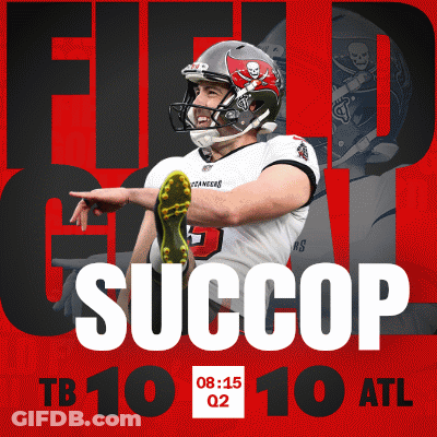 A Tampa Bay Buccaneers Football Player Is Shown On A Poster GIF