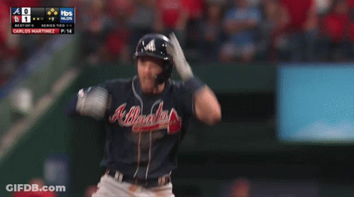 A Tbs Broadcast Of A Baseball Game With Carlos Martinez GIF