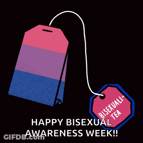 A Tea Bag With A Label That Says Bisexual Tea GIF