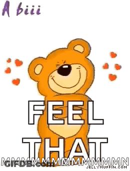 A Teddy Bear Is Holding Out Its Arms And Says `` A Big Hug From Me To You ! `` GIF