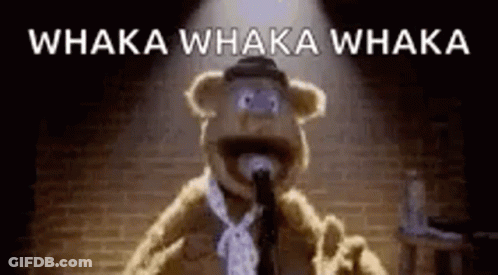 Teddy Bear Singing Into Microphone Whaka Whaka Whaka GIF