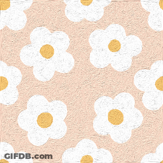 A Thank You Card With Daisies And The Words Thank You GIF