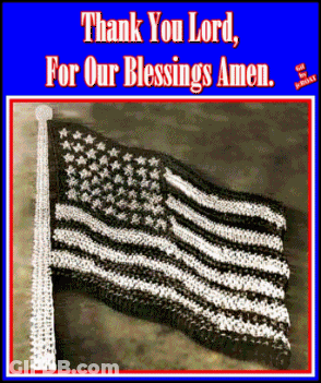 A Thank You Lord For Our Blessings Amen Poster GIF