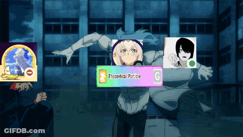 A Theoretical Particle Is Displayed In A Cartoon GIF